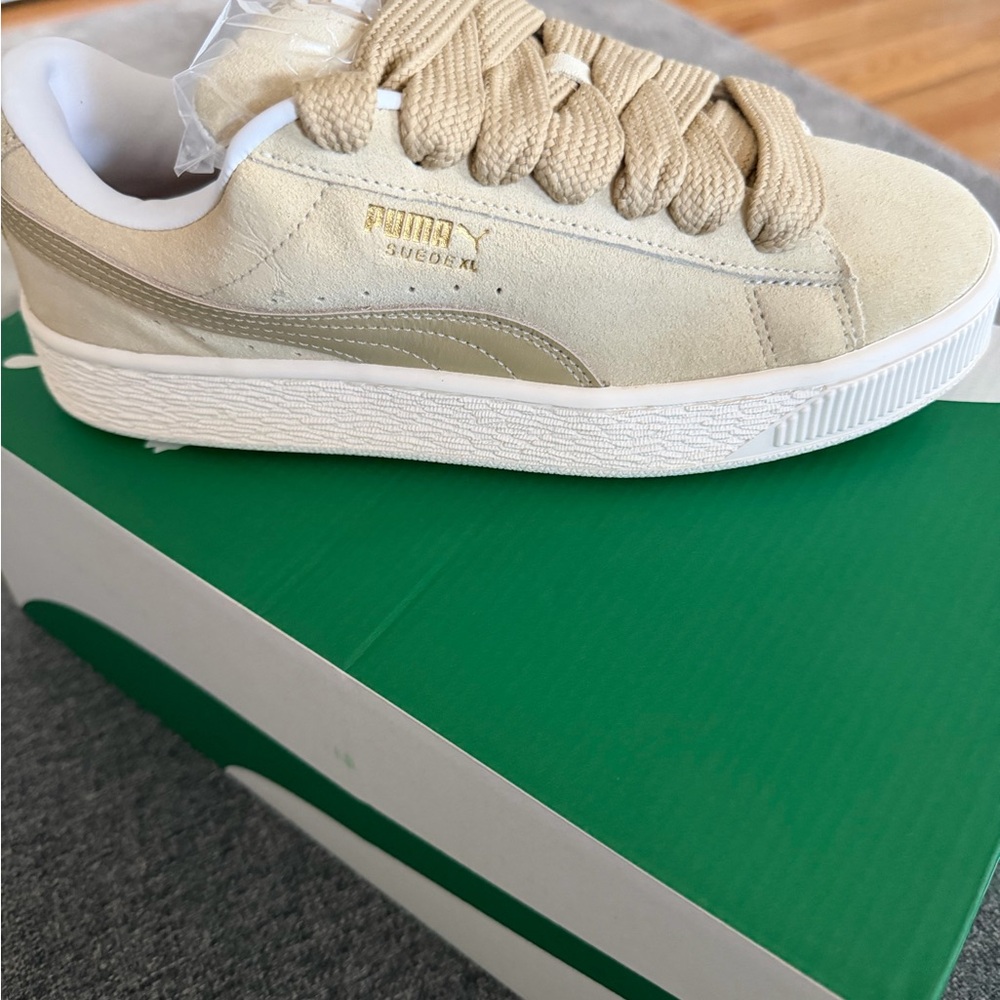 Puma Suede XL Tan Sneakers